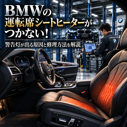 BMWの運転席シートヒーターがつかない！警告灯が出る原因と修理方法を解説